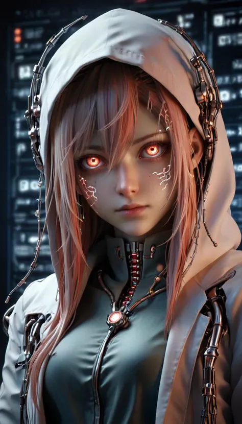 biomechanical hackers, expert hackers merged with biotechnology, wired into cyberspace