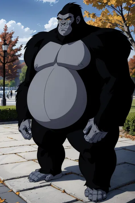 Lady Dimitrescu. Ape hybrid. Huge tits. bare feet. Long feet. Fat hairy body. Ruined City.
