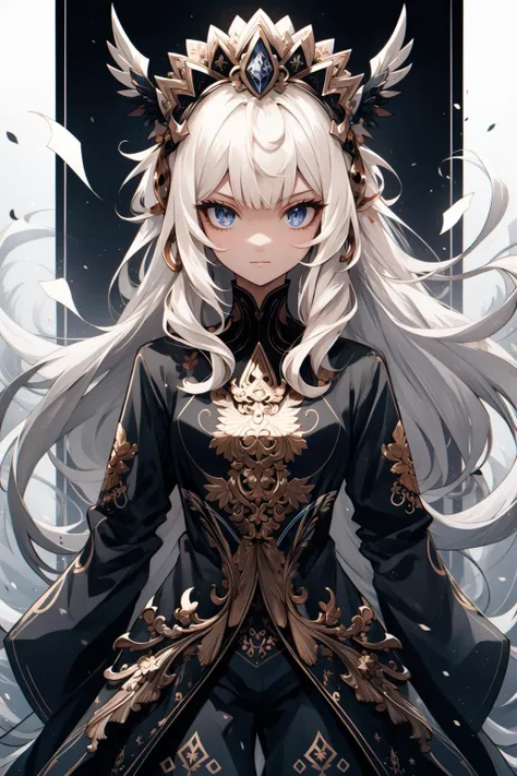 (masterpiece:1.1), (highest quality:1.1), (HDR:1.0), detailed face+eyes, (1girl), solo, wearing tribal headdress, tribal aesthetic, ultra-detailed, highres, absurdres, (hair flaps), (gamma:1.3), (creative:1.3), negative space, starlit path, long hair, (explosion wave:1.2), sound barrier, time stop, extreme quality, cg unity wallpaper, anime, (marroon palette), SMM, bj_fault art