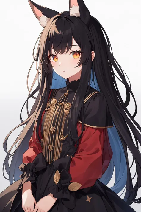 (masterpiece:1.0), (highest quality:1.12), (HDR:1.0), 1girl, solo, flat colors, colorful, animal ear fluff, solo, plants, (coral), gradient background, smooth lighting, (splash art:0.8), portrait, (upper body:0.85), (random:1.4)
