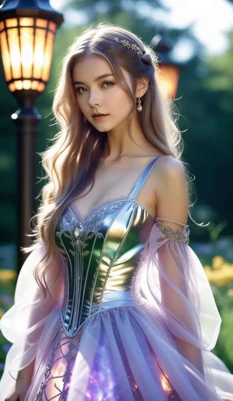(Best quality,masterpiece,ultra realistic:1.3), (extremely intricate masterful beautiful:1.3), (hyperrealistic photography,photorealistic:1.4), (extremely ultra-detailed),RAW, (natural skin, detailed skin), (skindentation:0.3), (Art Nouveau:1.3),(vivid colors:1.3),(close portrait:1.3),(Beautiful fractal art:1.3),(((photo raw)),),girl,1girl,peerlessly beautiful idol, beautiful detailed eyes,showing fashion wear,(see-through_clothing),(very_long_hair),(Elegant posture),shine,glowing,sparkling, film grain texture,analog photography aesthetic,dynamic composition,beautiful spirals, energy coalescing and vibrating,(dynamic angle,dynamic pose),(Close-up photo:1.3),
gothic_lolita,wearing see-through (ballgown:1)
(),(opalescent spectral amethyst, radiant, platinum, vigor, color enhancement, antique, luxurious, industrial, geometric patterns),(meadows, public art installation),(sap green enigmatic illusion),(interspecies communication hub, quantum-controlled smart grids,Granite,steel, Lanterns with Real Flames,Tiki Torches with Fire, black lights),
(gold),(silver),colorful aura,diamond,platinum, luxury,charming,alluring,seductive,erotic,enchanting,cleavage,panties,