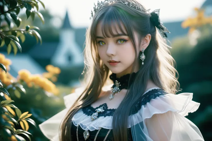 (Best quality,masterpiece,ultra realistic:1.3), (extremely intricate masterful beautiful:1.3), (hyperrealistic photography,photorealistic:1.4),(extremely ultra-detailed),RAW, (natural skin, detailed skin),(skindentation:0.3),(Art Nouveau:1.3),(vivid colors:1.3),(close portrait:1.3),(Beautiful fractal art:1.3),(((photo raw)), Underlighting and Prism Effects Double Exposure and ((light bokeh)) and vibrant colors and Monochromatic , ,),peerlessly beautiful idol, beautiful detailed eyes,showing fashion wear,(see-through_clothing),(very_long_hair),(Elegant posture),shine,glowing,sparkling, film grain texture,analog photography aesthetic,dynamic composition,beautiful spirals,energy coalescing and vibrating,(dynamic angle,dynamic pose),(Close-up photo:1.3),(standing:1),
gothic_lolita,wearing see-through (gothic outfit:1),
(),(gleaming included (i1) agate, cushion cut, rose cut facets, 4.00 carat, entrancing, submetallic, carbon fiber, wear resistance, stalwart, bleaching, trellis setting, vintage, precious, steampunk, art nouveau, memorial and remembrance),(marsh, mountain goat,teleportation),(cadmium yellow sulfurous spirit pyrite),(timeless cauldron gathering, green roofing roof,plastic lumber,Concrete, Moonlight, floodlights),
(gold),(silver),colorful aura,diamond,platinum, luxury,charming,alluring,seductive,erotic,enchanting,cleavage,exposed,panties,
SimplePositiveXLv2
