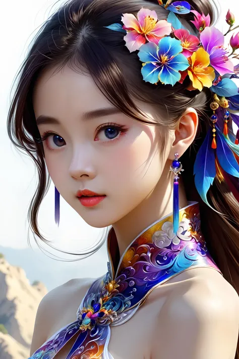 official art, highest details, beautiful and aesthetic, fractal art, colorful,
masterpiece, best quality, 1girl, <lora:kwFemaleBeta42_SDXL_v1:1>,
chinese