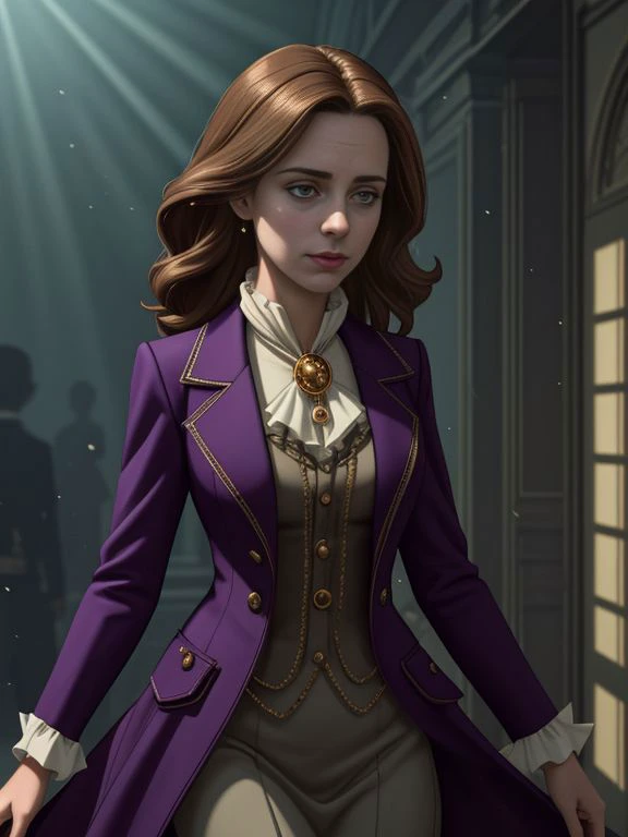 <lora:LCM_LoRA_Weights_SD15:0.8>
Kate_McFey wearing
frock coat, cravat, and pocket watch,
landing,
dramatic ambiance and interesting perspective illuminated by exquisite volumetric lighting using (scattered shadows) for depth, best quality masterpiece composition, rich color and sharp focus, depth of field, detailed and cinematic scene