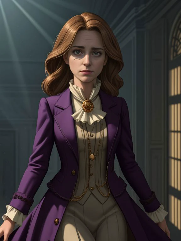 <lora:LCM_LoRA_Weights_SD15:0.8> 
Kate_McFey wearing
frock coat, cravat, and pocket watch, 
landing,
dramatic ambiance and interesting perspective illuminated by exquisite volumetric lighting using (scattered shadows) for depth, best quality masterpiece composition, rich color and sharp focus, depth of field, detailed and cinematic scene