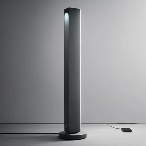 emauromin style, futuristic floor lamp, finely detailed, purism, ue 5, a computer rendering, minimalism, octane render, 4k <lora:eddiemauroLora2:0.6>