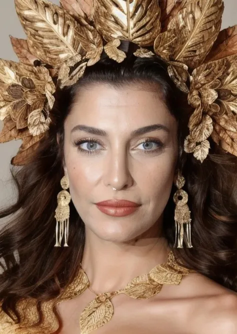 editorial studio photo portrait of a beautiful brunette Spanish woman wearing an intricate (kimono:1.1), studio lights by vogue, (ultra photorealistic:1.3) analog style, Central Park in the background