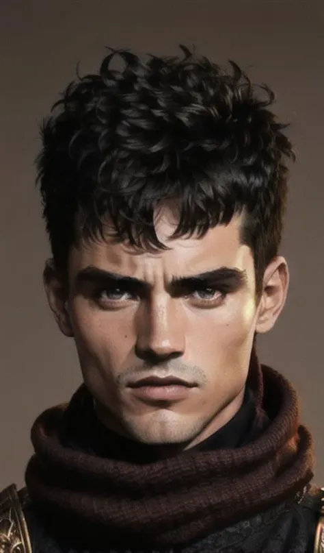 <lora:prettyBoy_:1>  ,  brutal face,  warrior, stern, brutal, high cheekbones,  one man, dark short hair  military haircut, one serious looking  ancient roman warrior commander,  in dark black and  red scarf and nice boots,  and Alphonse mucha,  Jean-Lon Grme,   Mucha, Craig Mullins, James jean   (fullbody:1.2), masterpiece, vibrant colors. anime aesthetics, smooth textures,   Medieval dark fantasy