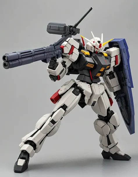 (A-RRS1.8), (a heavy mech:1.6), (hawken:1.6), (detail mecha armor:1.6), glowing red eyes, (battle scene:1.5), (full body:1.5), (fighting pose:1.8), clenched hand, mechanical parts, robot joints, (holding huge weapons:1.5), best quality, masterpiece, highly detailed, ultra-detailed, (Detailed eye:1.2), (huge mechanical weapon:1.3), (detailed armor:1.8), (detailed shield:1.2), (detailed weapon:1.2), (huge mechanical gun:1.2), <lora:srdxl_v2_7_5a01_for_amgxl3:0.8>