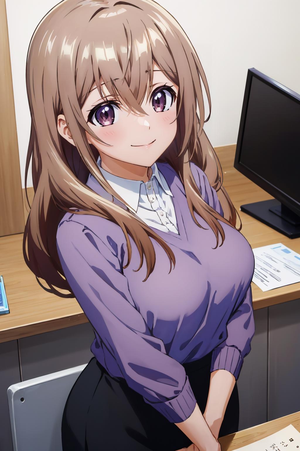 Shiori Katase/片瀬 詩織里 (Uchi no Kaisha no Chiisai Senpai no Hanashi) LoRA v1