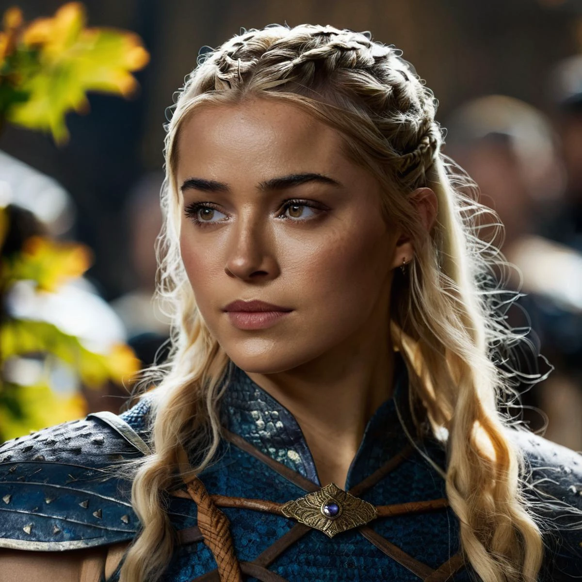 Skin texture, Closeup portrait photo of a stunning young woman dressed as a highborn noble from game of thrones,f /2.8, Canon, 85mm,cinematic, high quality, looking at the camera, olxdunne, <lora:oliviadunne_juggerX_xl_1_st_wocap-olxdunne-000081:1>