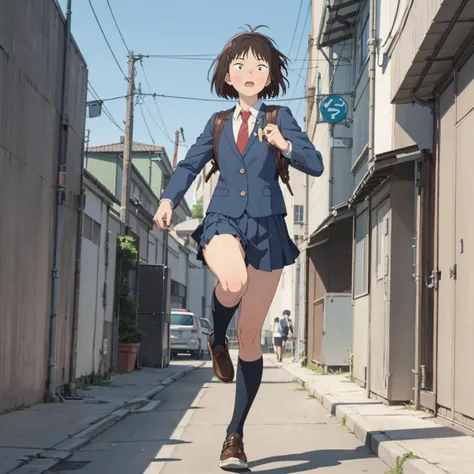 masterpiece,best quality,detailed background,solo,
<lora:0007Smitsumi:1>,
mitsumi,sanpaku,
school_uniform,
full body,running,tokyo,backpack,