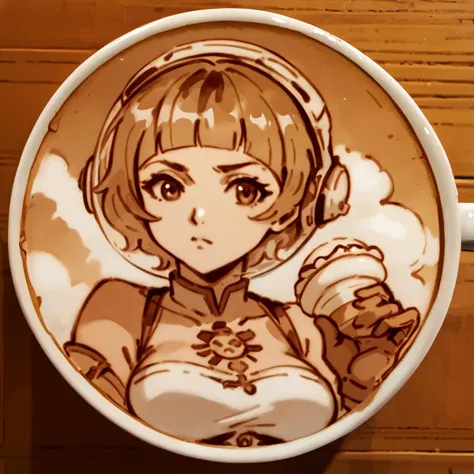 <lora:juno_ow_v1:1>
score_9, score_8_up, score_7_up, source_anime, LatteArt, latte art, cup, coffee, food focus, mug, still life, <lora:LatteArt_XLPD:1.2>, monochrome, greyscale, lineart, juno overwatch, short hair, gloves, navel, breasts, medium breasts, gloves, multicolored hair, space helmet