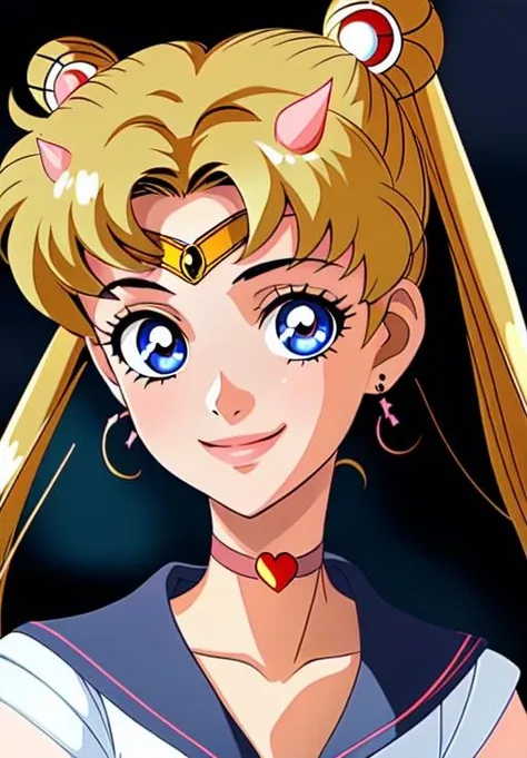 <lora:sailor_moon:0.8>, sailor_moon, smile, closed mouth, portrait,