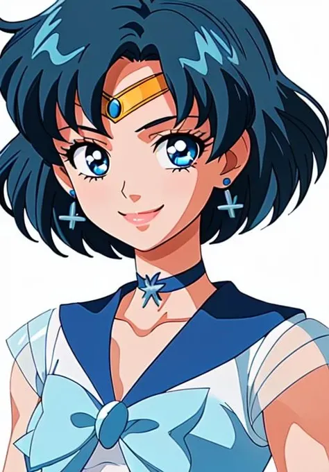 <lora:sailor_moon:0.8>, sailor_mercury, smile, closed mouth,