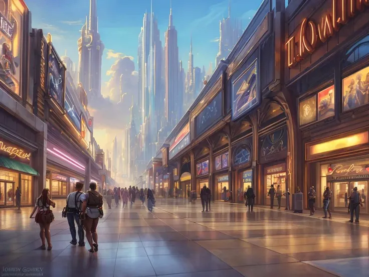 authoritarian, (masterpiece:1.3), (best quality:1.2), chiaroscuro, ( Unreal Engine, CGI render, Hyperdetailed, scenery, city, vivid colors, buildings, busy city center, modern era photograph, skyscrapers, stadium, theater, residential area, mall, shopping center, mall, train station, park, courtyard, plaza, ), ultra high quality model, 8k Ultra HD, perfect composition, beautiful detailed intricate insanely detailed octane render, 8 k artistic photography, photorealistic concept art, soft natural volumetric cinematic perfect light, perfect depth of field shot, ray tracing, photometry, metallic deep colors, beautiful,
(uploaded and trending on imgur, pixiv, furaffinity, pinterest, e621, inkbunny, tumblr, deviantart, artstation, ),
((in the style of and art by James Gurney, Thomas Kinkade, )),
<lora:AuthoritarianArchitecture(AD):0.50> <lora:waterVFX:0.35> <lora:more_details:0.15>