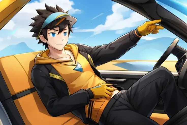 BoyB, BoyA, <lora:SparkGOv1:0.8> , (SparkGO:1.3), spark \(pokemon\), spark(pokemon), 2boys, high quality, best quality, spark \(pokemon\), spark(pokemon), male protagonist \(pokemon go\), male protagonist(pokemon go), male protagonist \(pokemon go\)_Uniform, spark(pokemon)_Uniform, Only one male wears a hat,(Only men with black hair wear hats.), blonde hair boy, black hair boy} , beautiful eyes BREAK
BoyB: {Boy B, spark \(pokemon\), spark(pokemon), necklace, blue eyes, blonde hair, blue eyes, gloves, jacket, black jacket, orange gloves, orange sleeveless hoodie, spark(pokemon)_Uniform, no wearing hat Blond boy, no wearing hat} BREAK
BoyA: {Boy A, male protagonist \(pokemon go\), male protagonist(pokemon go), male protagonist \(pokemon go\)_Uniform, visor cap, black visor cap, short hair, black hair } BREAK