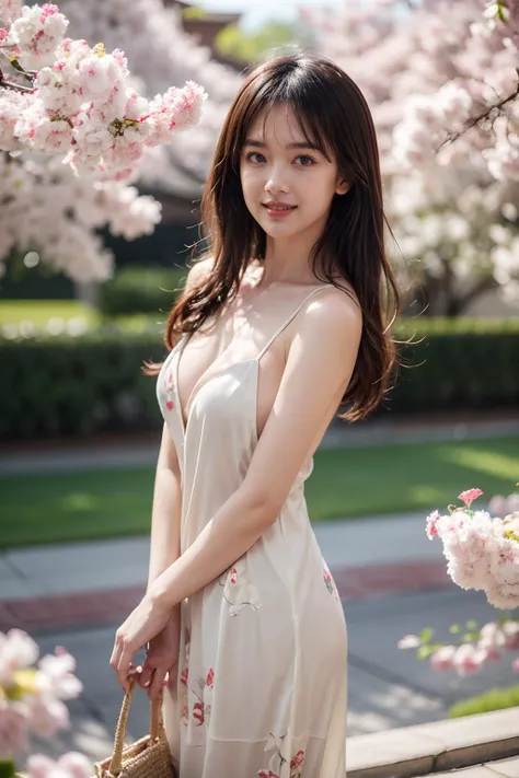 1girl,looking at viewer,sexy pose,(cowboy shot),
(masterpiece, high quality, best quality),(colorful),(delicate eyes and face),volumatic light,ray tracing,extremely detailed CG unity 8k wallpaper,solo,
(private garden,cherry blossoms),
<lora:XRface:1.2:lbw=fa+>,light smlie, ,
<lora:add_detail:0.5>,
<lora:Cococola Nightdress:0.8>,Cococola Nightdress,see-through,dress,floral print,