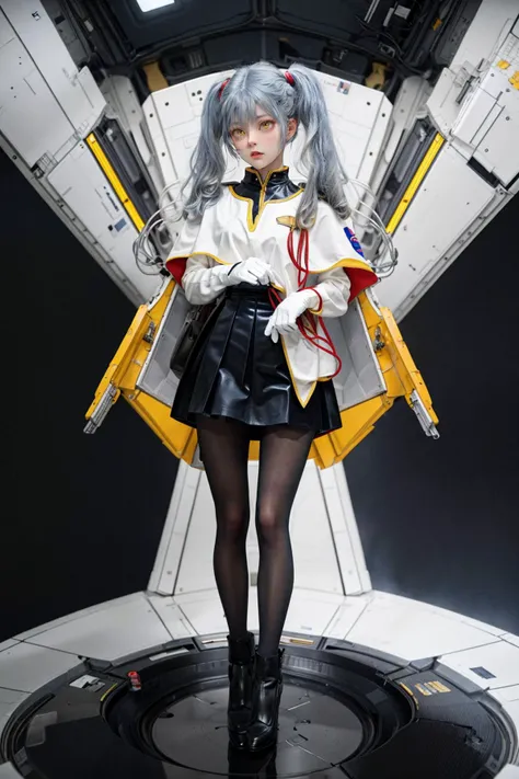 masterpiece, best quality, highres, bbruri, long hair, yellow eyes, white capelet, long sleeves, white gloves, black tight skirt, pantyhose, standing, cowboy shot, indoors, spacecraft, spaceship,
<lora:hoshino_ruri_v1:0.7> <lora:cosplays_style_v01:0.4> <lora:sd-No.129:0.3>