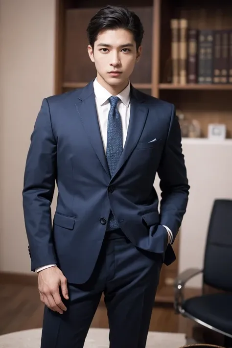 1man,Suit,(upper up:1.2),(extremely detailed:1.4),