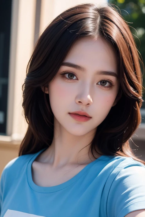 (best quality:1.4),(masterpiece:1.4),(photorealistic:1.4),(Realistic:1.2),(ultra high res, raw photo:1.4),(hdr, hyperdetailed:1.2),(8K:1.2),cinematic photo 1girl,close up,t-shirt,<lora:Again_Girl_A11:1>,