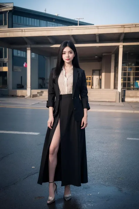 (best quality:1.4),(masterpiece:1.4),(photorealistic:1.4),(Realistic:1.2),(ultra high res, raw photo:1.4),(hdr, hyperdetailed:1.2),(8K:1.2),cinematic photo 1girl,full body,(black long straight hair:1.2),<lora:Again_Girl_A12:0.8>,