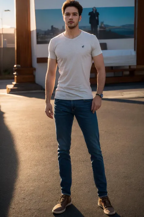 (best quality:1.4),(masterpiece:1.4),(photorealistic:1.4),(Realistic:1.2),(ultra high res, raw photo:1.4),(hdr, hyperdetailed:1.2),(8K:1.2),cinematic photo 1man,full body,