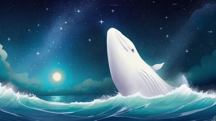 (Open Ocean, Endless water horizon, giant whale breach under a starlit sky:1.2), (Cloud Rainforest, Moss-draped trees in misty highlands, rainbow arcs dancing in the dewy sunrise:0.8), icestyle <lora:icestyle_model:0.6>