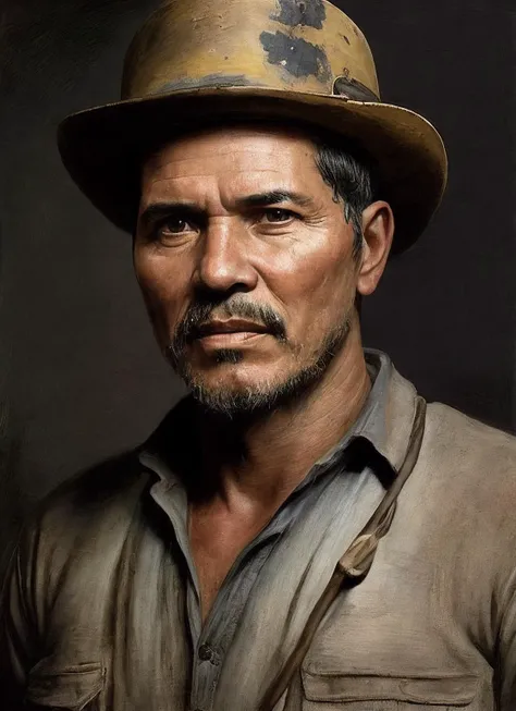 a portrait of sks person coal miner in 19th century, beautiful painting with highly detailed face by greg rutkowski and magali villanueve, <lora:locon_johnleguizamo_v1_from_v1_64_32:1>