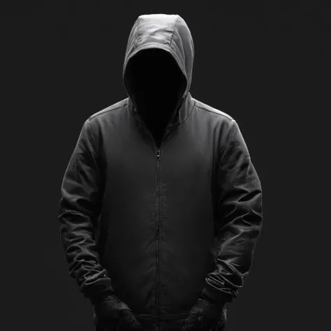 UHD, 4k, ultra detailed, cinematic, a photograph of <lora:vantablack style:1>
a person in a hoodedie standing in the dark,solo,simple background,gloves,1boy,jacket,monochrome,greyscale,male focus,hood,black background,hood up,dark , vantablack style, super-black coating style, dark coating style
<lora:Low-key lighting Style:1>, epic, beautiful lighting, inpsiring