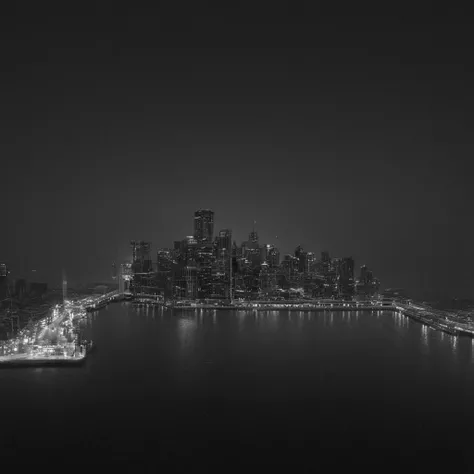 UHD, 4k, ultra detailed, cinematic, a photograph of <lora:vantablack style:1>
a black and white photo of a city at night,monochrome,greyscale,outdoors,sky,no humans,night,building,night sky,scenery,city,cityscape,skyscraper,city lights , vantablack style, super-black coating style, dark coating style
<lora:Low-key lighting Style:1>, epic, beautiful lighting, inpsiring