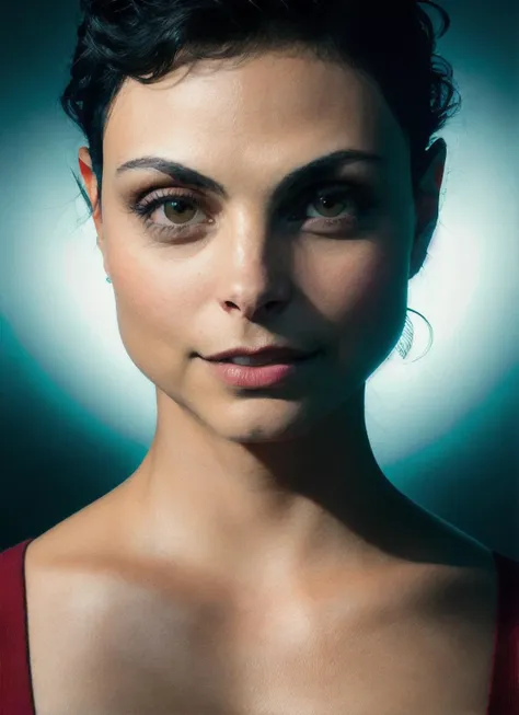 portrait of Morena Baccarin, epic (photo, studio lighting, hard light, sony a7, 50 mm, matte skin, pores, colors, hyperdetailed, hyperrealistic), <lyco:Morena Baccarin:1.1>