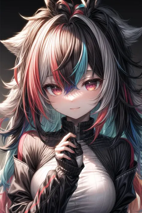 multicolored background, multicolored hair, vibrant colors, <lora:add_detail:1>