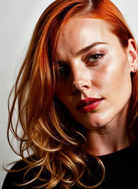 close up portrait of sks woman , by Flora Borsi, style by Flora Borsi, bold, bright colours, ((Flora Borsi)), by Edward Weston, <lora:locon_abbiecornish_v1_from_v1_64_32:1>