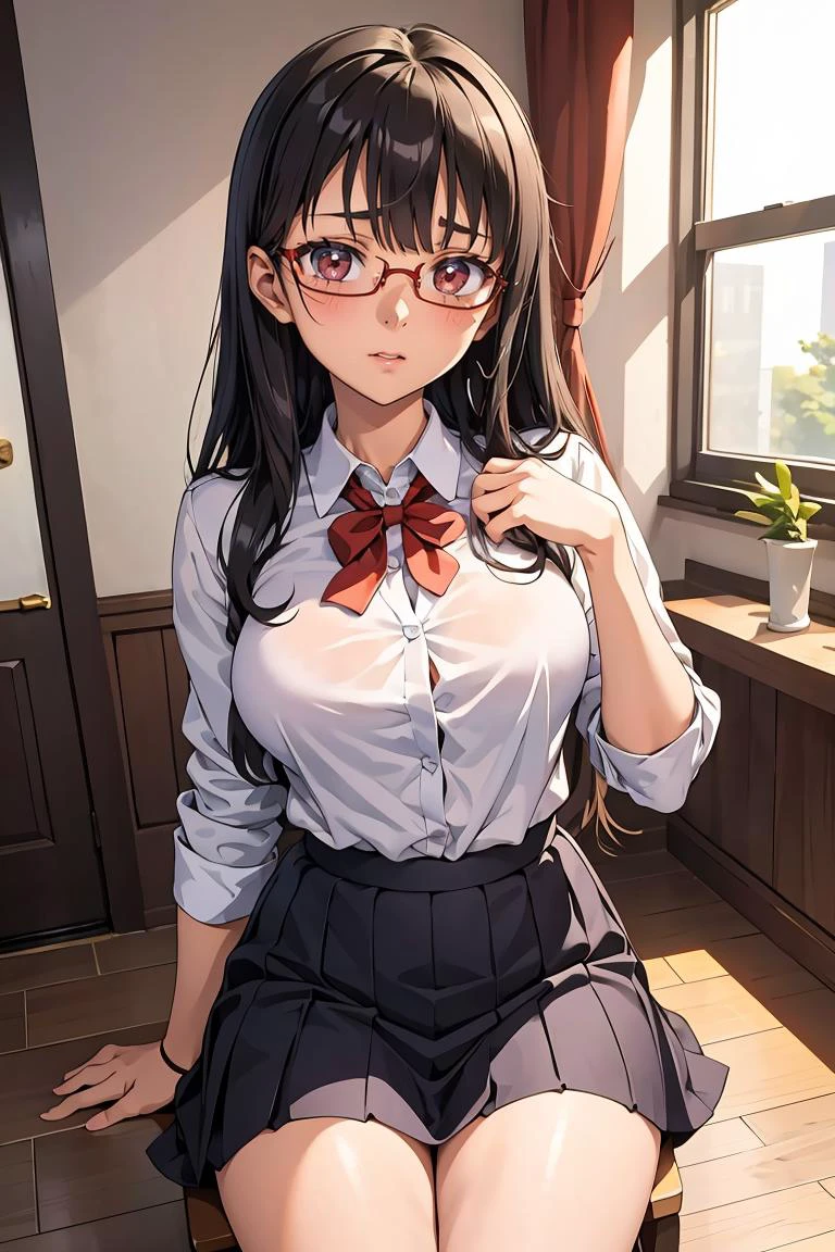 (masterpiece, best quality), 1girl, <lora:eft_nagatoro_president-02:1> eft_nagatoro_president