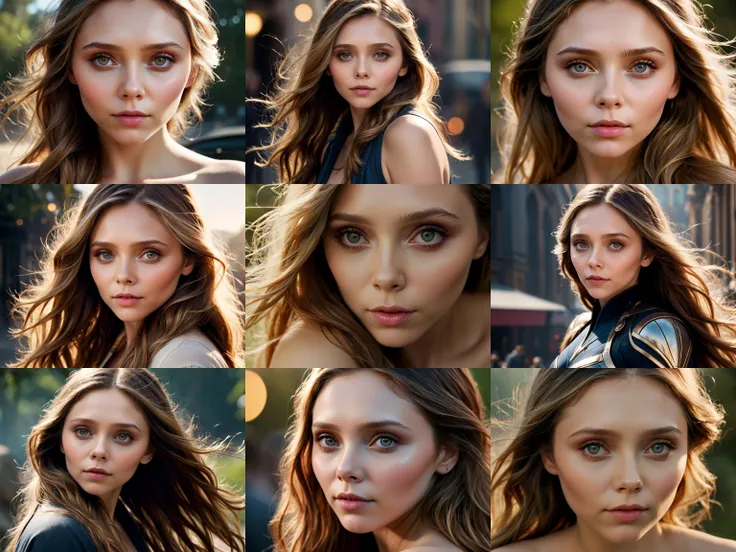 Elizabeth Olsen, (exotic, alluring, sexy), (beautiful gorgeous face, shaped face), (detailed pupils:1), (crystal clear eyes:1.2), (dark eyeshadows:2), (black eyeliners:1), (blush cheeks:0.8), (lipstick:0.8, lipgloss:0.8), (full lips:1.2), (pouty lips:1.2), (freckled skin:1), (oily tan skin:1), smirk, smile, ((masterpiece)), (high quality), (Ultra-HD), (high-resolution), (4k, 8k, 16k), (epic), (insanely detailed:1), (hyper-realistic:1), (HDR, vivid colors, colorful), (vfx, bokeh), (volumetric lighting, global illumination, ray tracing:1), absurdres, RAW, award winning photography, professional film photography, film photography:1.2, photorealistic, depth of field, shallow focus, shallow focus, (cinematic lighting:1), (cinematic film photography:1.2)