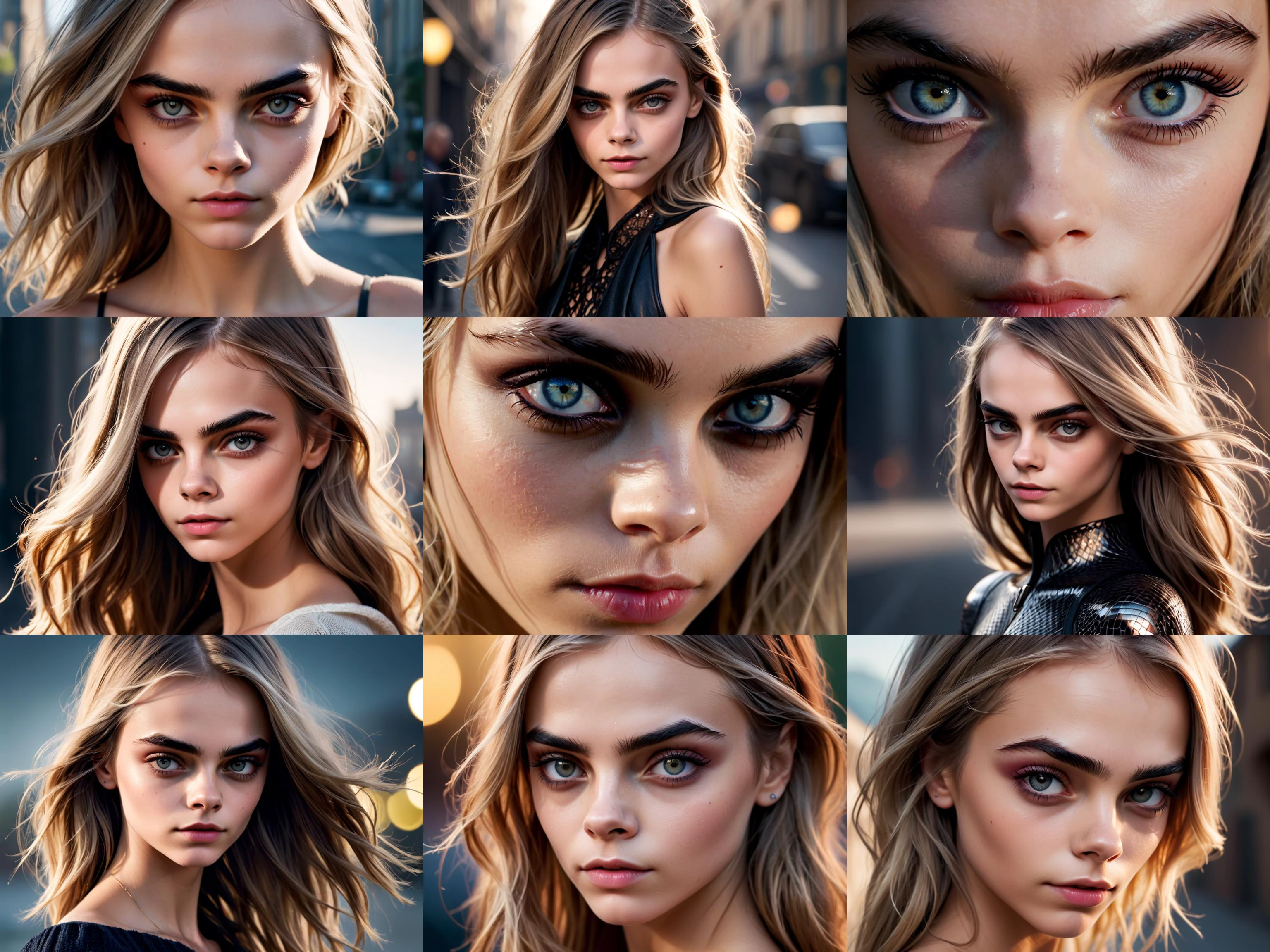 Cara Delevingne, (exotic, alluring, sexy), (beautiful gorgeous face, shaped face), (detailed pupils:1), (crystal clear eyes:1.2), (dark eyeshadows:2), (black eyeliners:1), (blush cheeks:0.8), (lipstick:0.8, lipgloss:0.8), (full lips:1.2), (pouty lips:1.2), (freckled skin:1), (oily tan skin:1), smirk, smile, ((masterpiece)), (high quality), (Ultra-HD), (high-resolution), (4k, 8k, 16k), (epic), (insanely detailed:1), (hyper-realistic:1), (HDR, vivid colors, colorful), (vfx, bokeh), (volumetric lighting, global illumination, ray tracing:1), absurdres, RAW, award winning photography, professional film photography, film photography:1.2, photorealistic, depth of field, shallow focus, shallow focus, (cinematic lighting:1), (cinematic film photography:1.2)