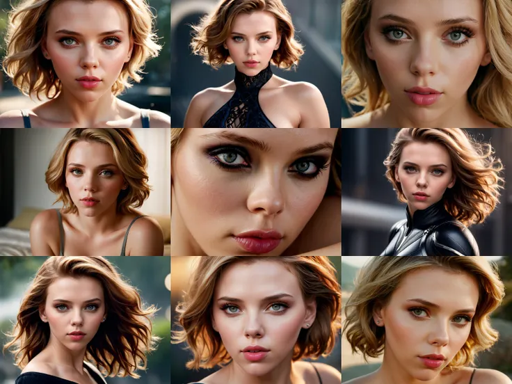 Scarlett Johansson, (exotic, alluring, sexy), (beautiful gorgeous face, shaped face), (detailed pupils:1), (crystal clear eyes:1.2), (dark eyeshadows:2), (black eyeliners:1), (blush cheeks:0.8), (lipstick:0.8, lipgloss:0.8), (full lips:1.2), (pouty lips:1.2), (freckled skin:1), (oily tan skin:1), smirk, smile, ((masterpiece)), (high quality), (Ultra-HD), (high-resolution), (4k, 8k, 16k), (epic), (insanely detailed:1), (hyper-realistic:1), (HDR, vivid colors, colorful), (vfx, bokeh), (volumetric lighting, global illumination, ray tracing:1), absurdres, RAW, award winning photography, professional film photography, film photography:1.2, photorealistic, depth of field, shallow focus, shallow focus, (cinematic lighting:1), (cinematic film photography:1.2)