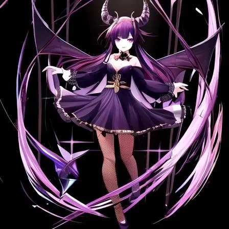 A mischievous female brat girl who laughs and teases herself.She is all purple and has a Gothic Lolita style.
Lots of accessories The purple effect is coming out of her and she looks strong.
Like a demon lord who looks down on the appearance of a king.
Perfect form Absolute form Adult form With the dragon