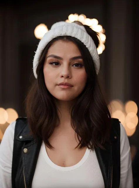 upper body, young adult woman embarrassed and ashamed, <lora:epiCRealismHelper:1> outside, beautiful woman<lora:S3l3n4G0m3z4-RealPersonTraining_4L-byShurik:1.2>
38 year old woman, wearing Aviator Beanie with Leather Vest, with a mustache, Glowing jellyfish light the scene, supernatural feel, unity 8k wallpaper, ultra detailed, beautiful and aesthetic, best quality, intricate, sharp focus, 8k textures , hyperrealistic, shot with Mamiya Leaf, Leica Elmar-M lens, 85mm, f/1.8, (high detailed skin:1.2), uhd, dsir, soft lighting, high quality, film grain, Cinematic,