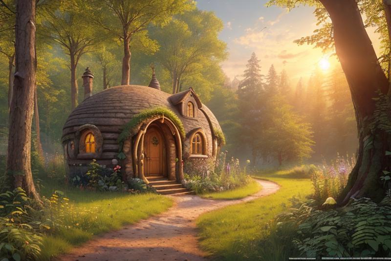 Better Hobbit House - fantasy cottage in the style of Lord of The Rings 1.0
