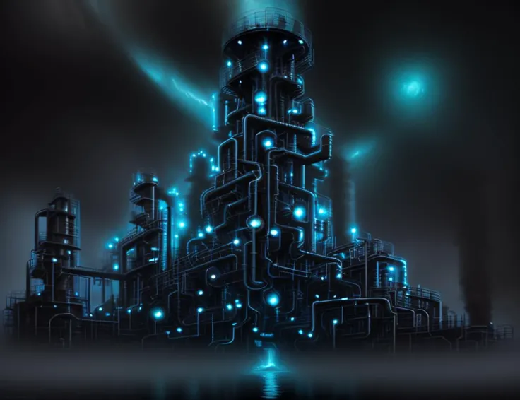 <lyco:DonMWr41th-000013:1.0> DonMWr41th refinery,darkness, detailed