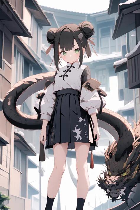 Shadow poetry style dragon maiden