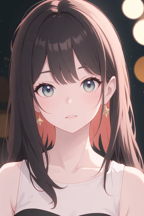 (best quality, masterpiece, highres),1girl,solo,close-up,bokeh,
