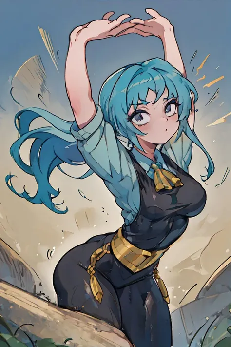 (masterpiece, best quality), 1girl, <lora:arms up:1> arms up