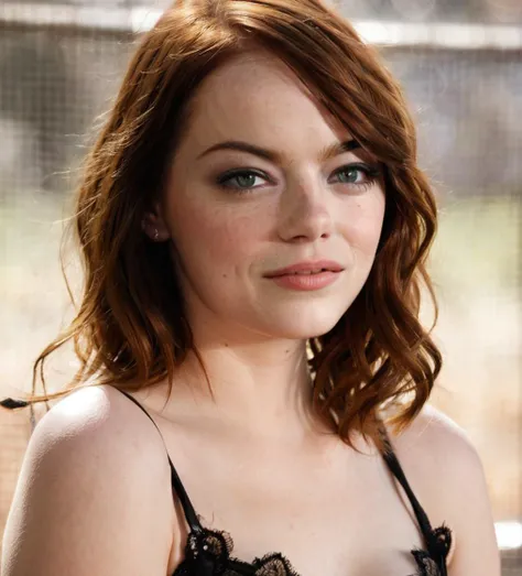 realistic, photorealistic, detailed, beautiful, RAW photo, film grain, (natural lighting :1.2), 1girl, bra, close-up, facing viewer, photo background,  <lora:stone_lora_sdxl_v1:1> ohwx, ohwx woman  emma stone