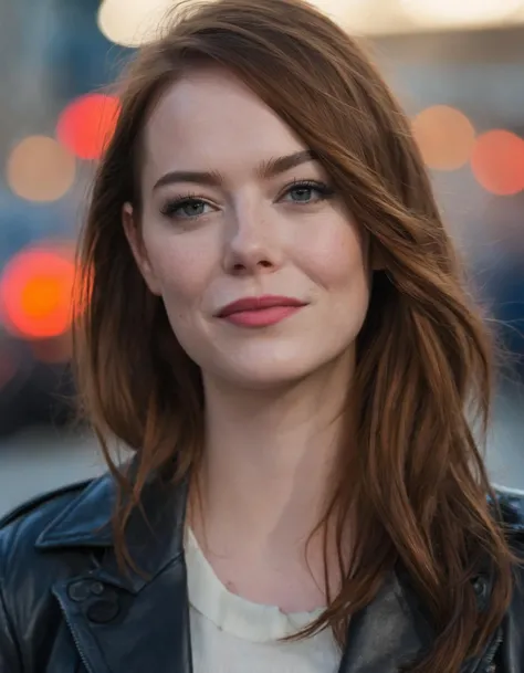 professional fashion close-up portrait photography of a young beautiful ((ohwx woman)) <lora:stone_lora_sdxl_v1-000008:1> in the city at night, Nikon Z9, bokeh
