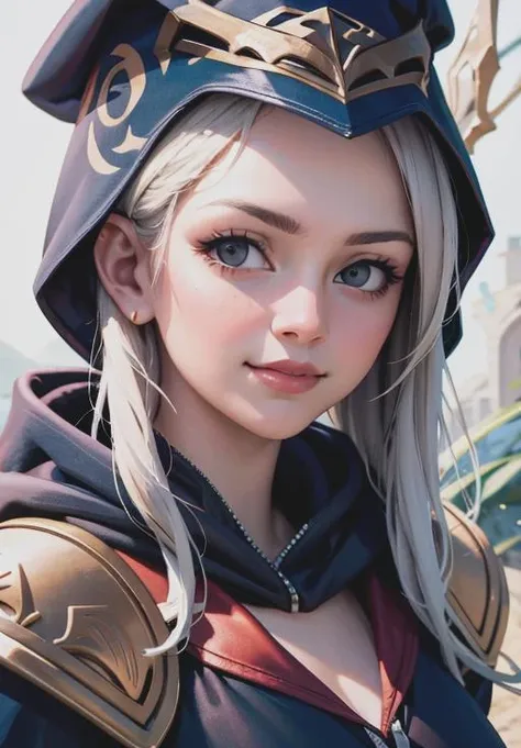 <lora:ashe:0.8>, ashe, smirk, portrait,, (majestic, stunning, exquisite:1.3)