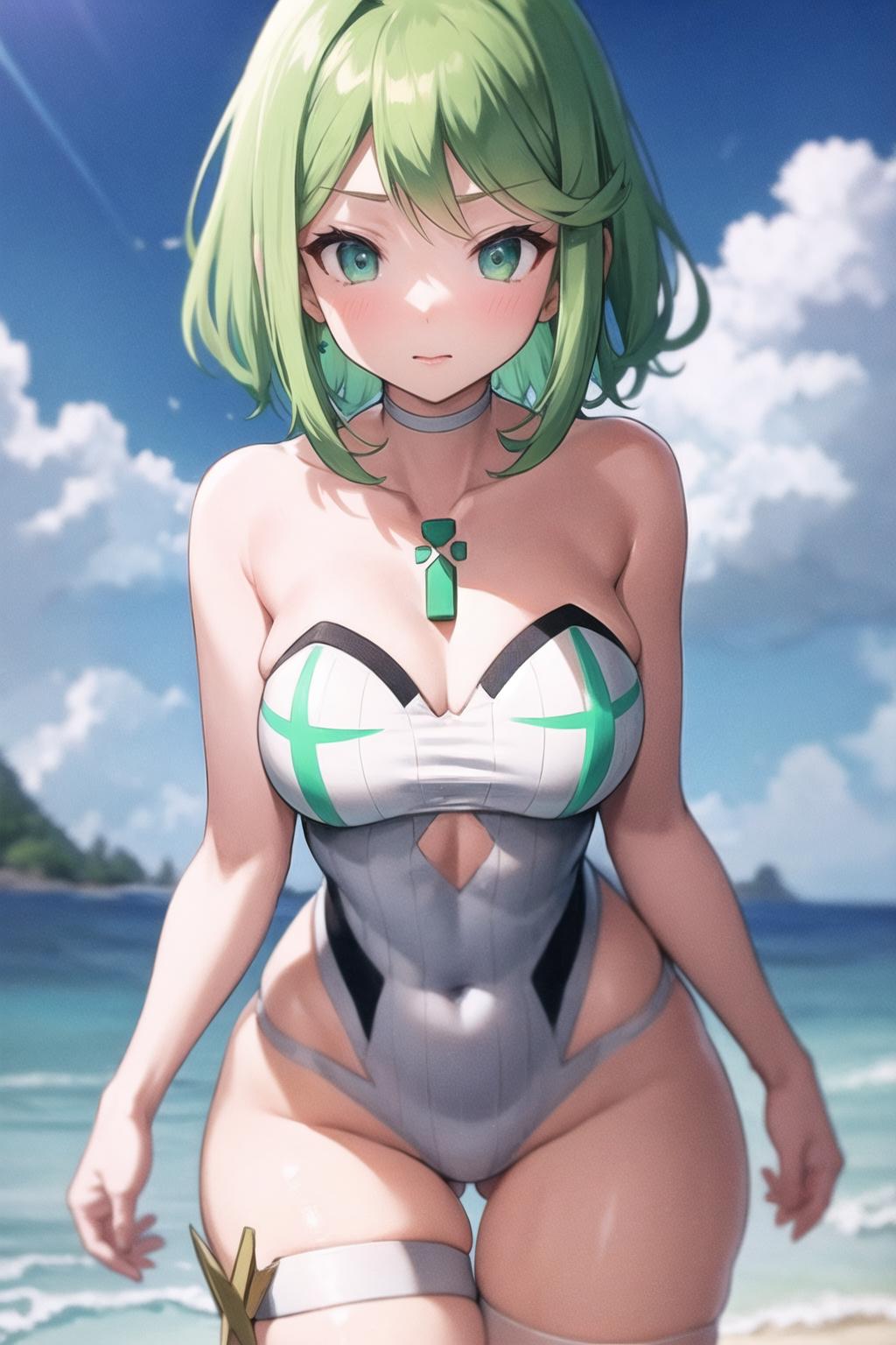 Mythra Cosplay | Xenoblade Chronicles | LoRA mythra's swimsuit