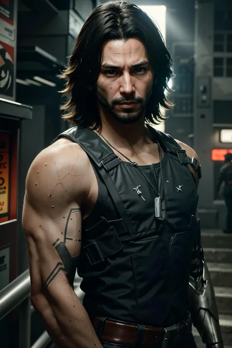 RAW closeup portrait photo of topless young adamjensen-ti